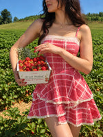 Cherry Checkered Dress